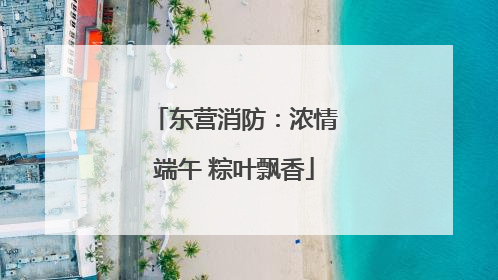 东营消防：浓情端午 粽叶飘香